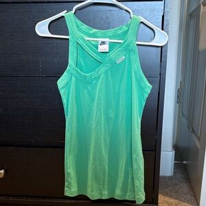 Nike Women's Green Tank Top Cutout